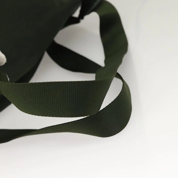 PRADA Backpack Nylon Khaki Silver Auth - Picture 8 of 16